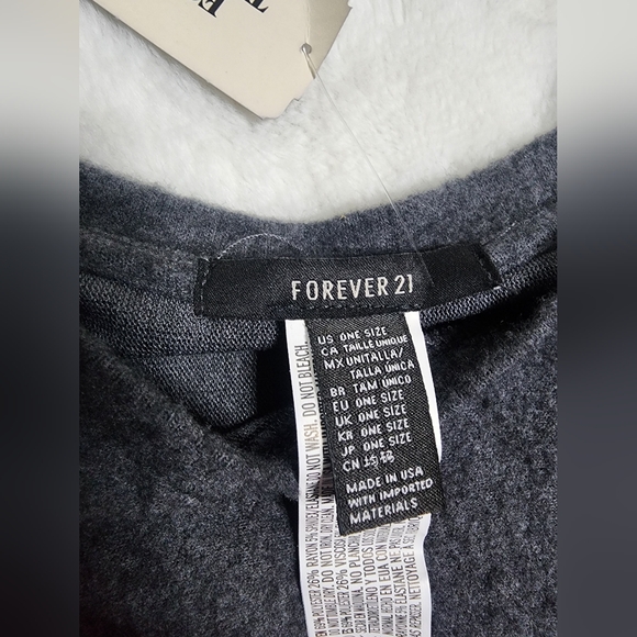 Forever 21 NWT Knit Top Size One Size Fits All Cover-Up Blouse Coat Kimono Shirt - Picture 2 of 5